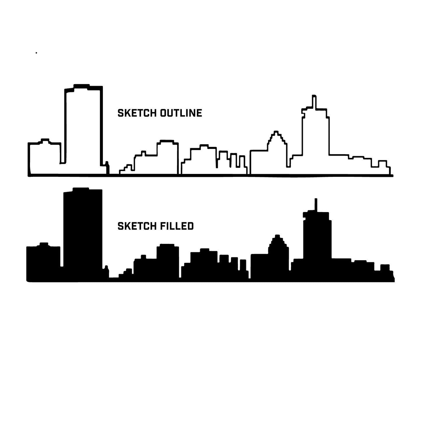 BOSTON SKETCH WALL ART