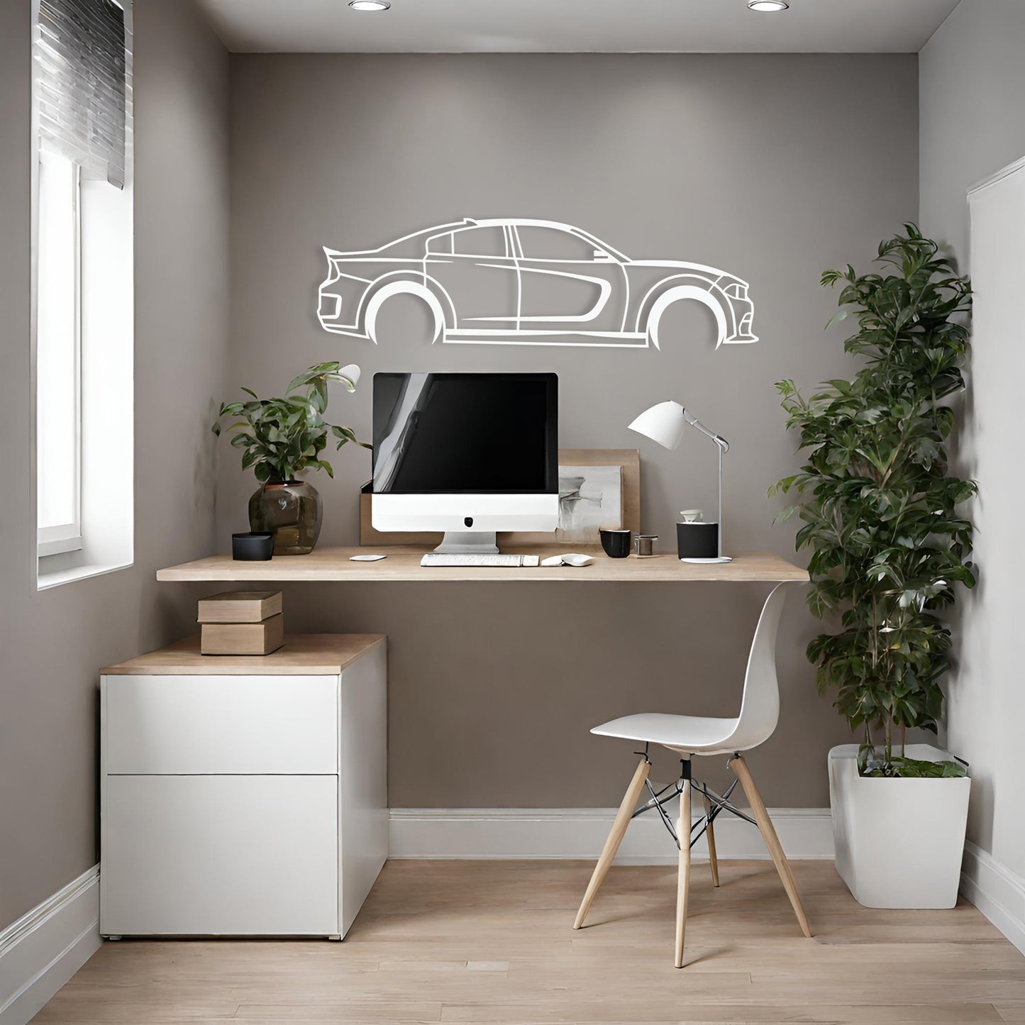Dodge Charger 2015+ ALUMINUM SKETCH WALL ART
