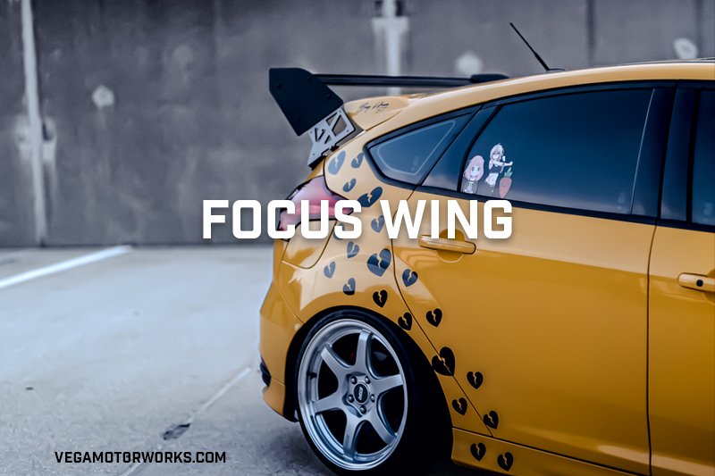 2012-2018 FORD FOCUS HATCH MOUNTED WING SPOILER