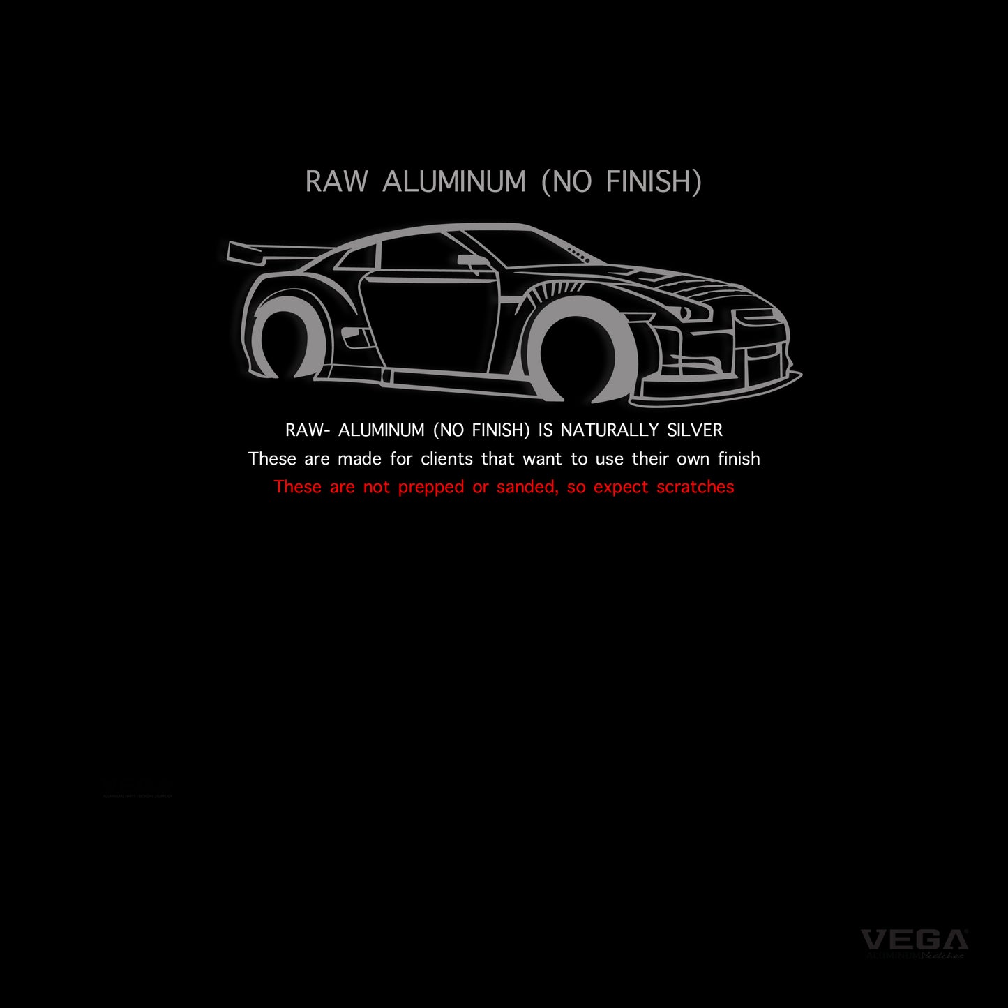GTR GT1 ALUMINUM SKETCH WALL ART