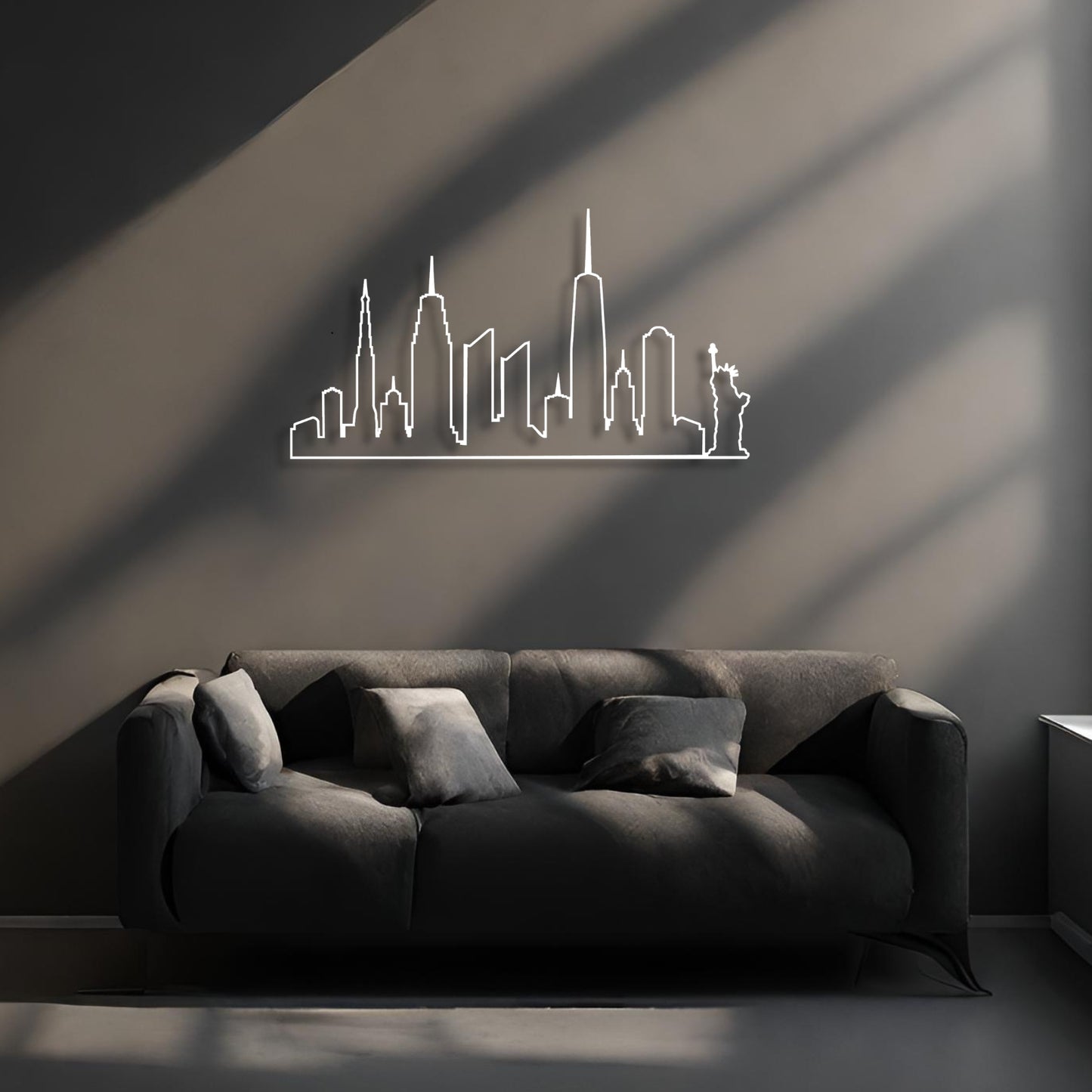 NYC Manhattan SKETCH WALL ART