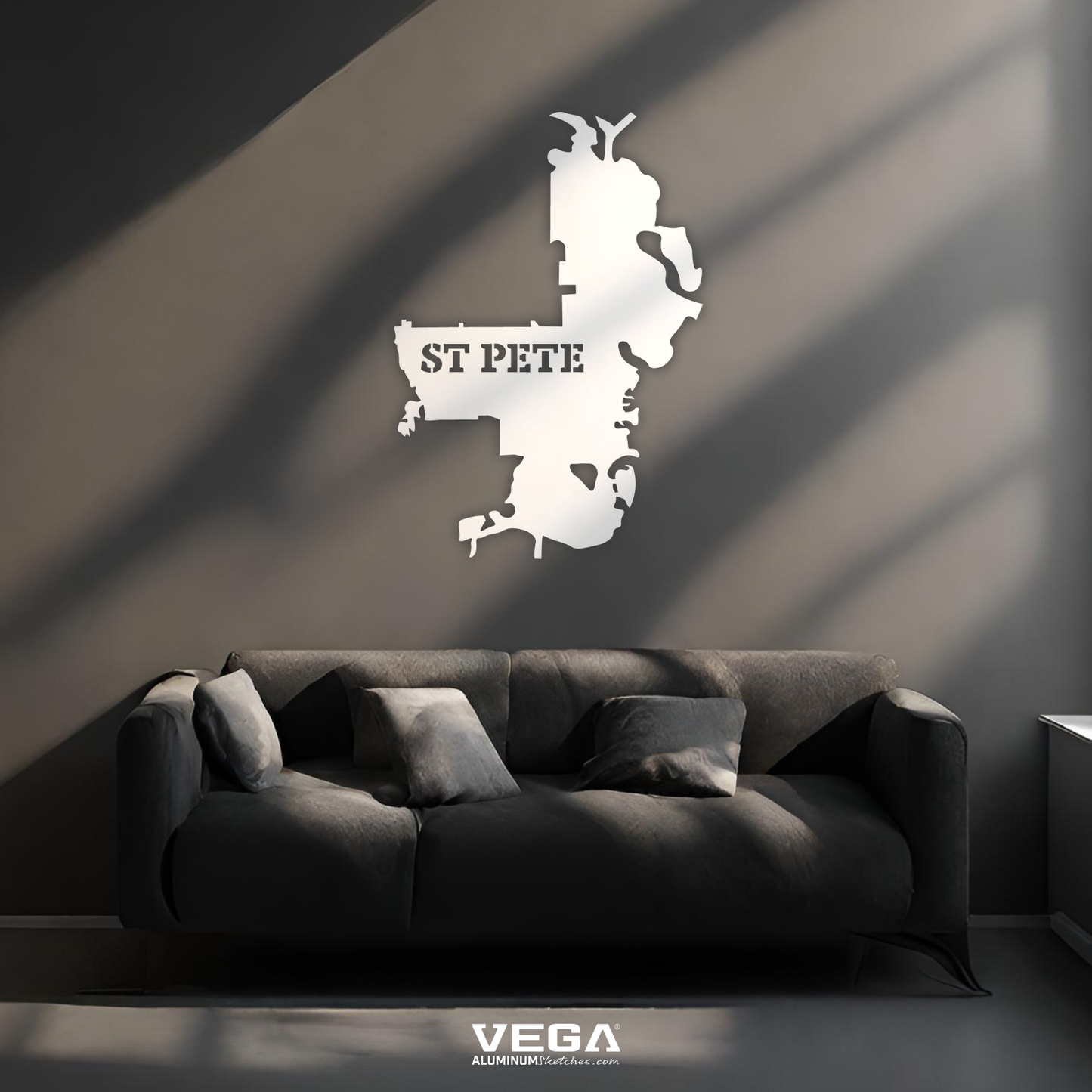 SAINT PETERSBURG FLORIDA SKETCH WALL ART