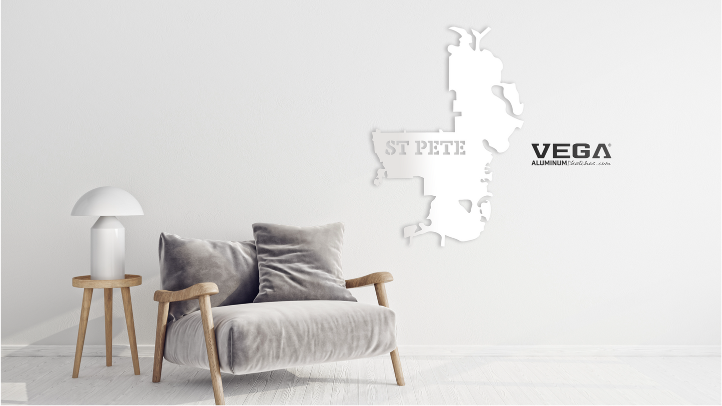 SAINT PETERSBURG FLORIDA SKETCH WALL ART