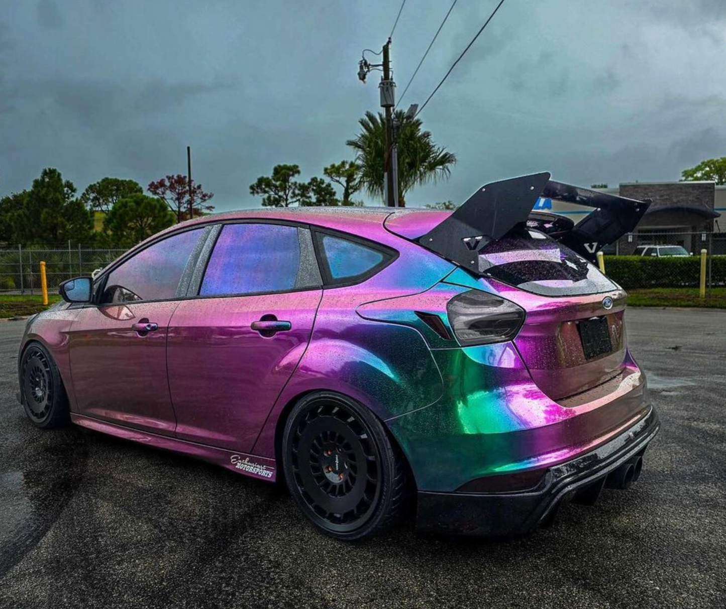 2012-2018 FORD FOCUS HATCH MOUNTED WING SPOILER