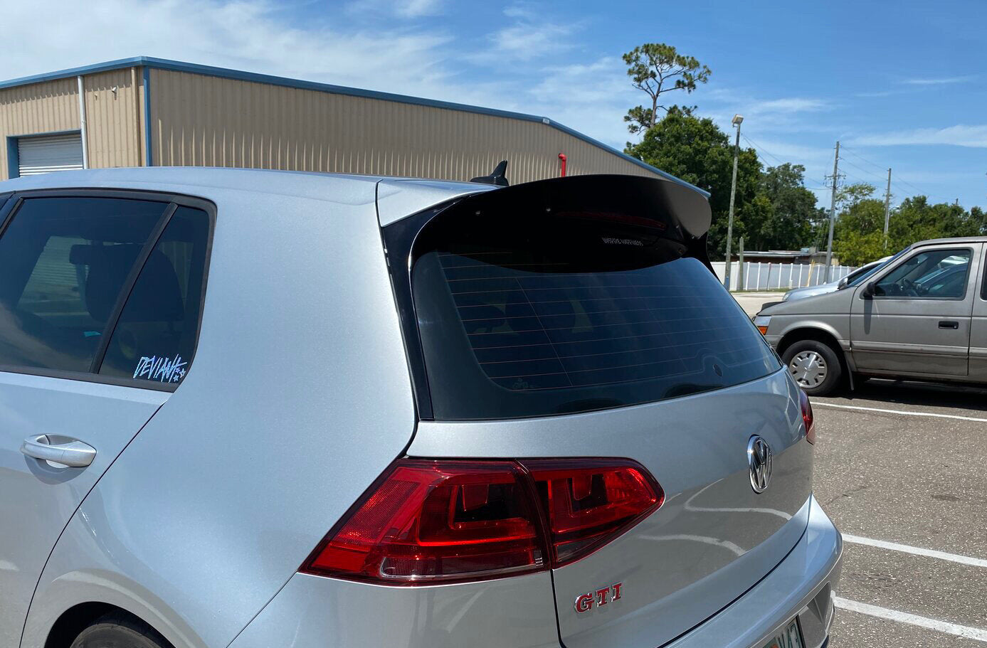 Volkswagen Golf MK7 and MK7.5 Spoiler Extension