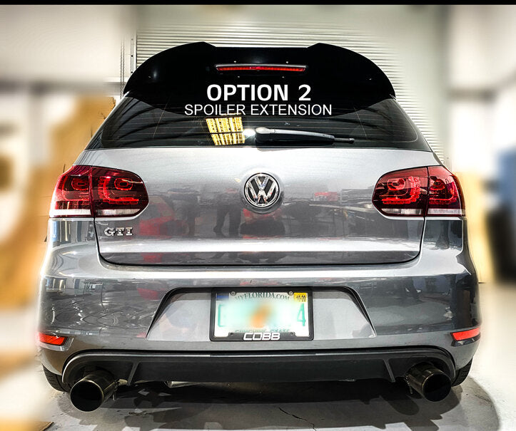 MK6 Volkswagen GTI Spoiler Extensions
