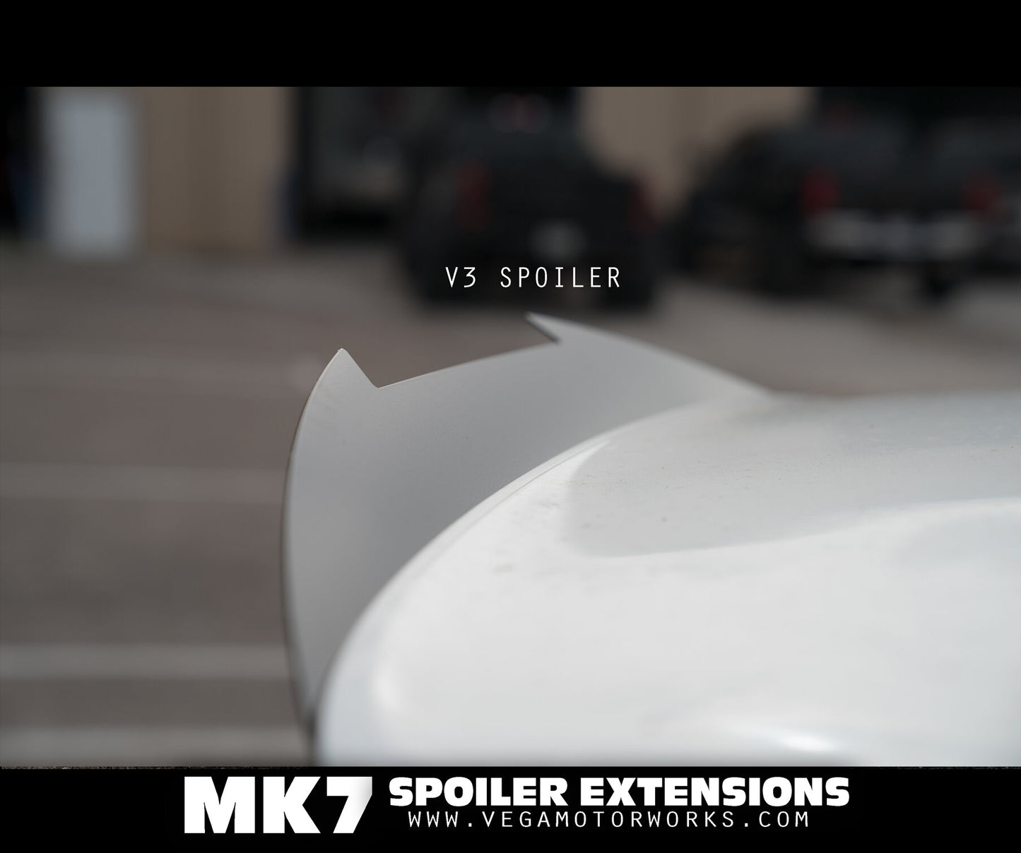 Volkswagen Golf MK7 and MK7.5 Spoiler Extension