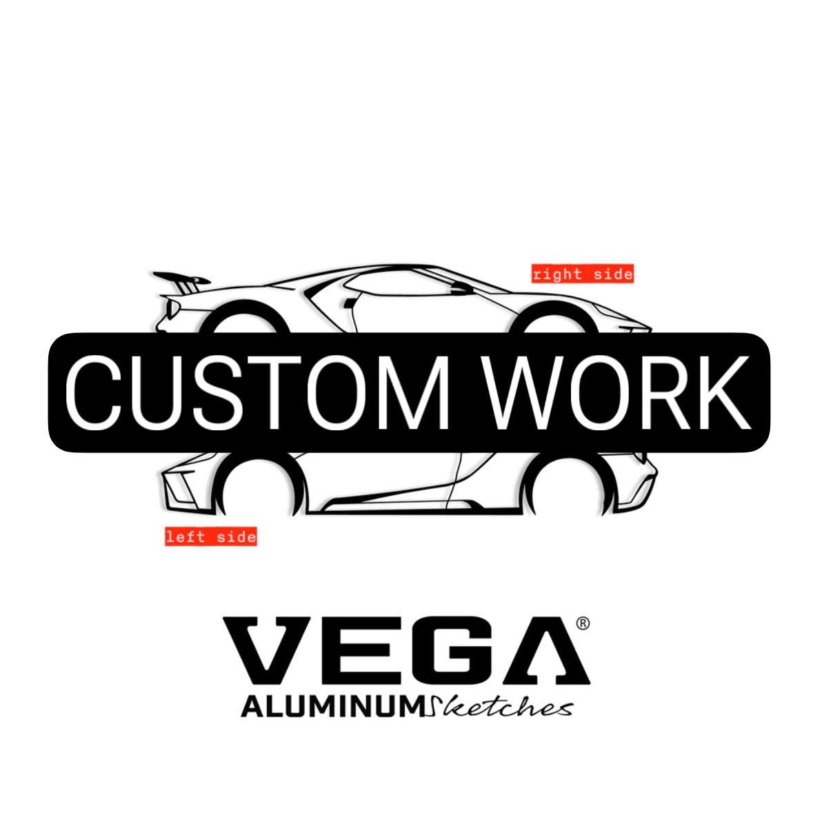 CUSTOM MADE CAR SKETCH ART