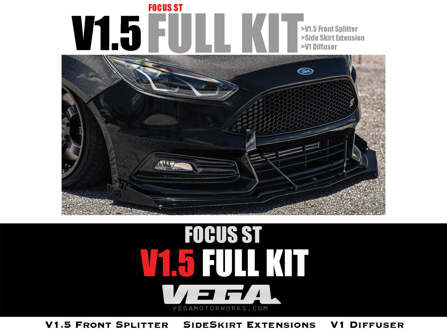 2013-2018 Ford Focus ST FULL KIT