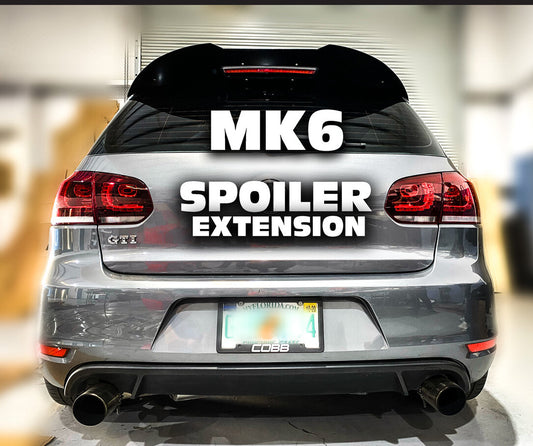 MK6 Volkswagen GTI Spoiler Extensions